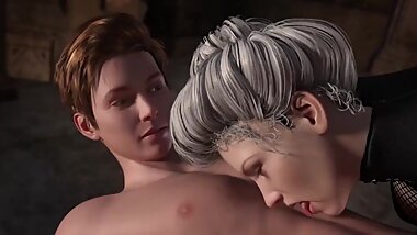 Treasure of Nadia very old Witch got a Creampie and Licked the Sperm to the last Drop