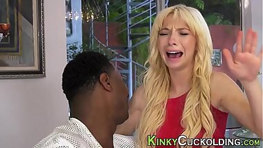 Milf and teen cuckold riding big black cocks