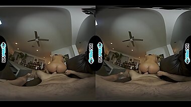 WETVR Sexy French Tutor Milks Big Thick Cock