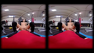 VRConk Petite girl fucked by fat cock at the gym VR Porn
