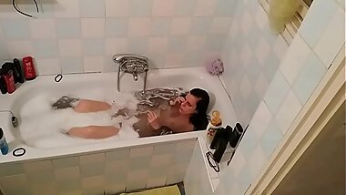 Hidden cam in a slim teen girls bathroom pt1 HD