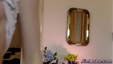 Newbie teen gets pov railed