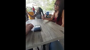 Controlling my Girlfriend and my Ex-girlfriend in Public