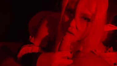 Hot Busty Krul Tepes from Owari no Seraph Deepthroats and Hard Fucks Cock POV