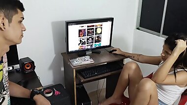 ME FOLLE a MI HERMANSTRA HASTA CORRERME EN ELLA EN LA OFICINA DE MIS PADRES(PARTE1)