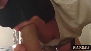 SUBMISSIVE POV BLOWJOB/CUM IN MOUTH/CUM IN THE MOUTH/FOREGROUND