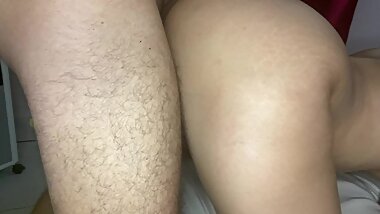 In this Beautiful Position on all Fours it's Hard to Resist that Huge Hot Ass Perched